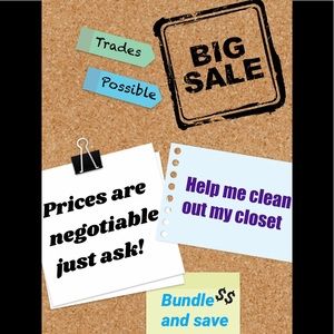 Help me clean out my closet! Trades possible
